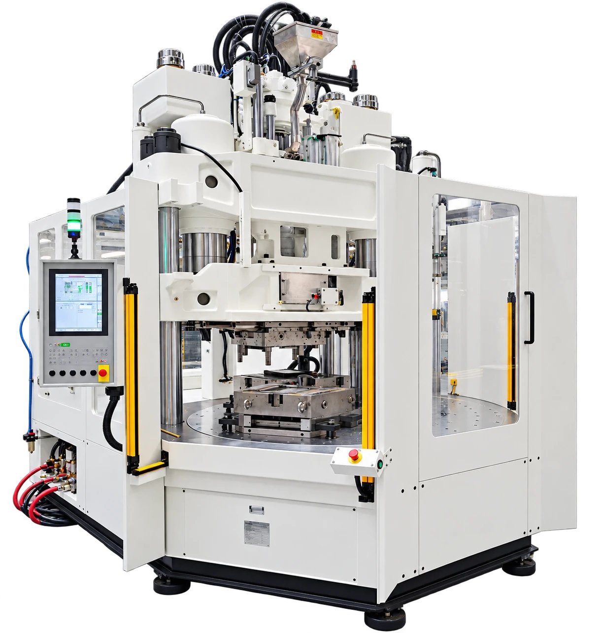 TY-3R three-station rotary vertical injection moulding machine