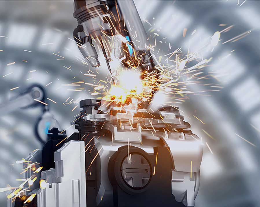 In-house machining of machine components